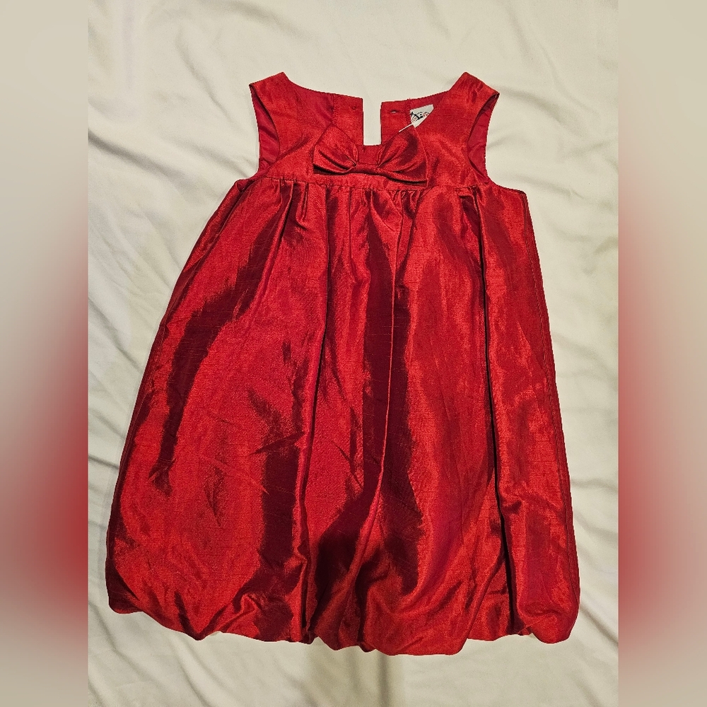 Goodlad Vibrant Formal Red Sleeveless Dress- Girls Size 6